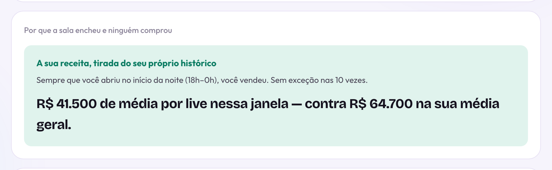 O que a semana mostra