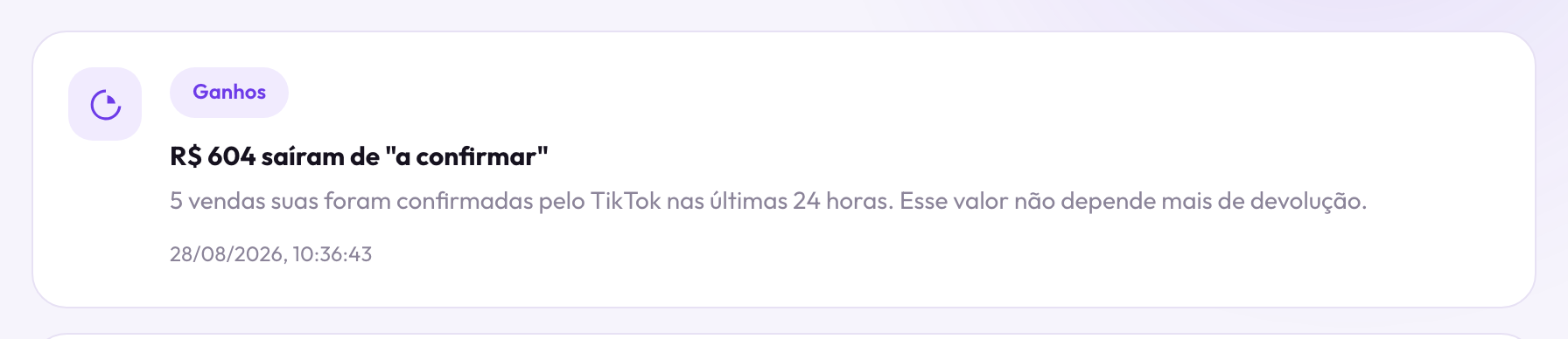 O que chega pelo sino